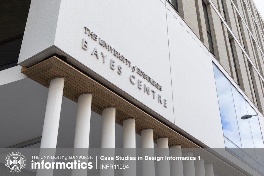 CDI1 Case Studies in Design Informatics 1 Open Course Materials